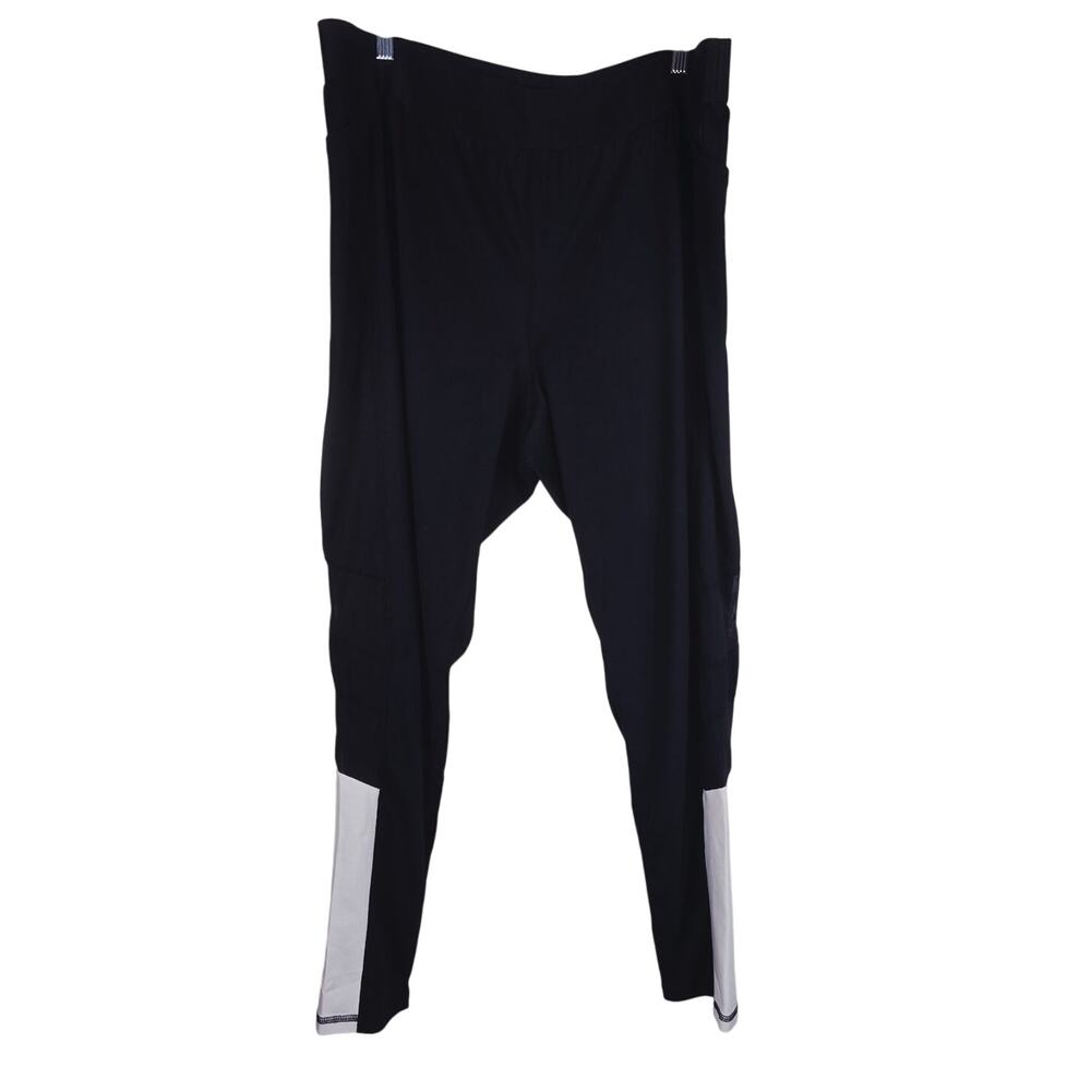 Livi Active Black White Athletic Hiking Workout Walking Women's Leggings 22/24